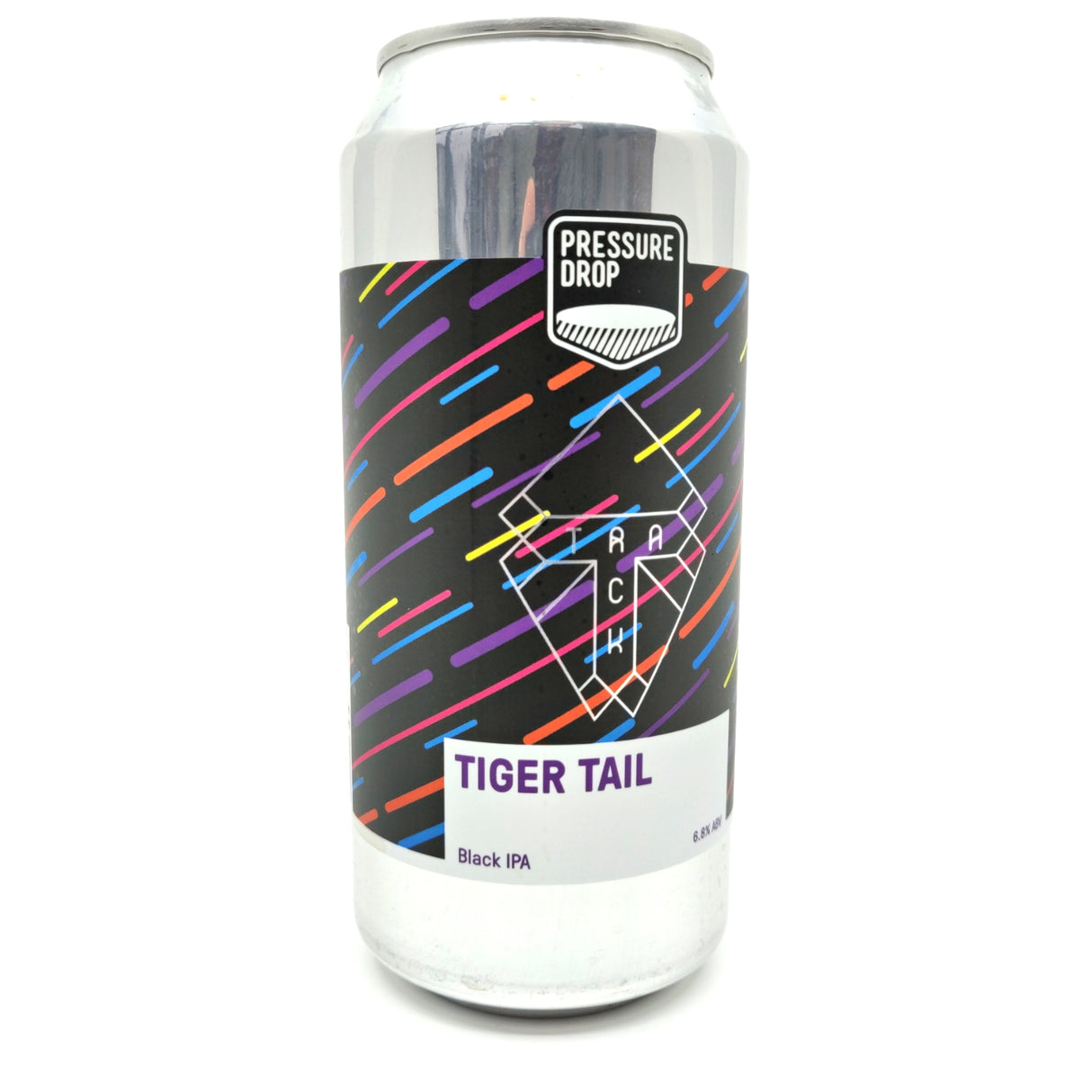 Pressure Drop x Track Tiger Tail Black IPA 6.8% (440ml can)-Hop Burns & Black