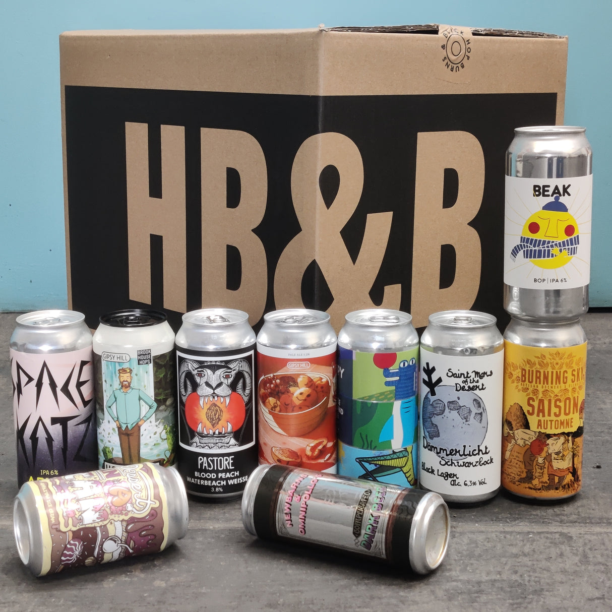 6 month pre-paid All Killer No Filler beer box GIFT-Hop Burns & Black