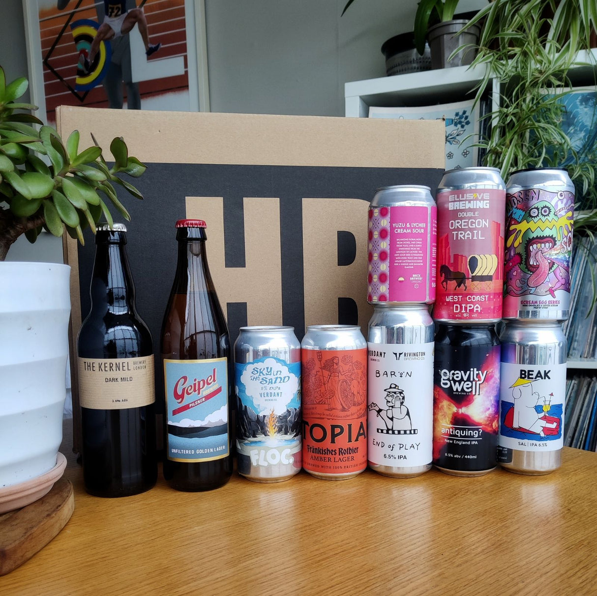 6 month pre-paid All Killer No Filler beer box GIFT-Hop Burns & Black