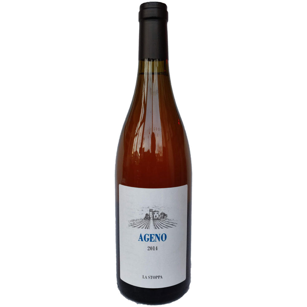 La Stoppa Ageno Malvasia Bianca 2014 13% (750ml)-Hop Burns & Black