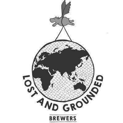 Lost & Grounded Sunset Conversation Tropical Sour Ale 4.8% (440ml can)-Hop Burns & Black