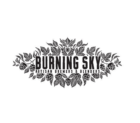 Burning Sky Pick Your King West Coast IPA 6.5% (440ml can)-Hop Burns & Black