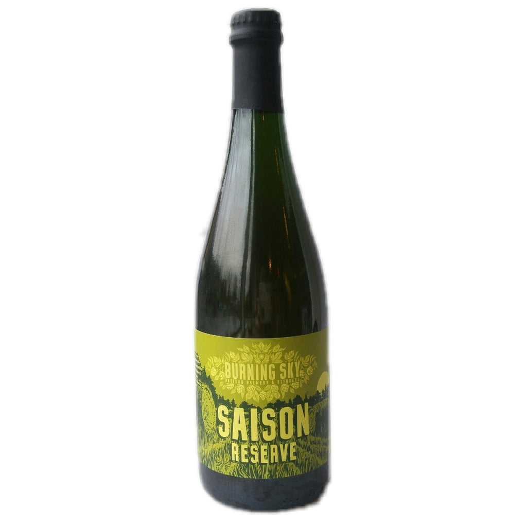 Burning Sky Saison Reserve 7.5% (750ml)-Hop Burns & Black