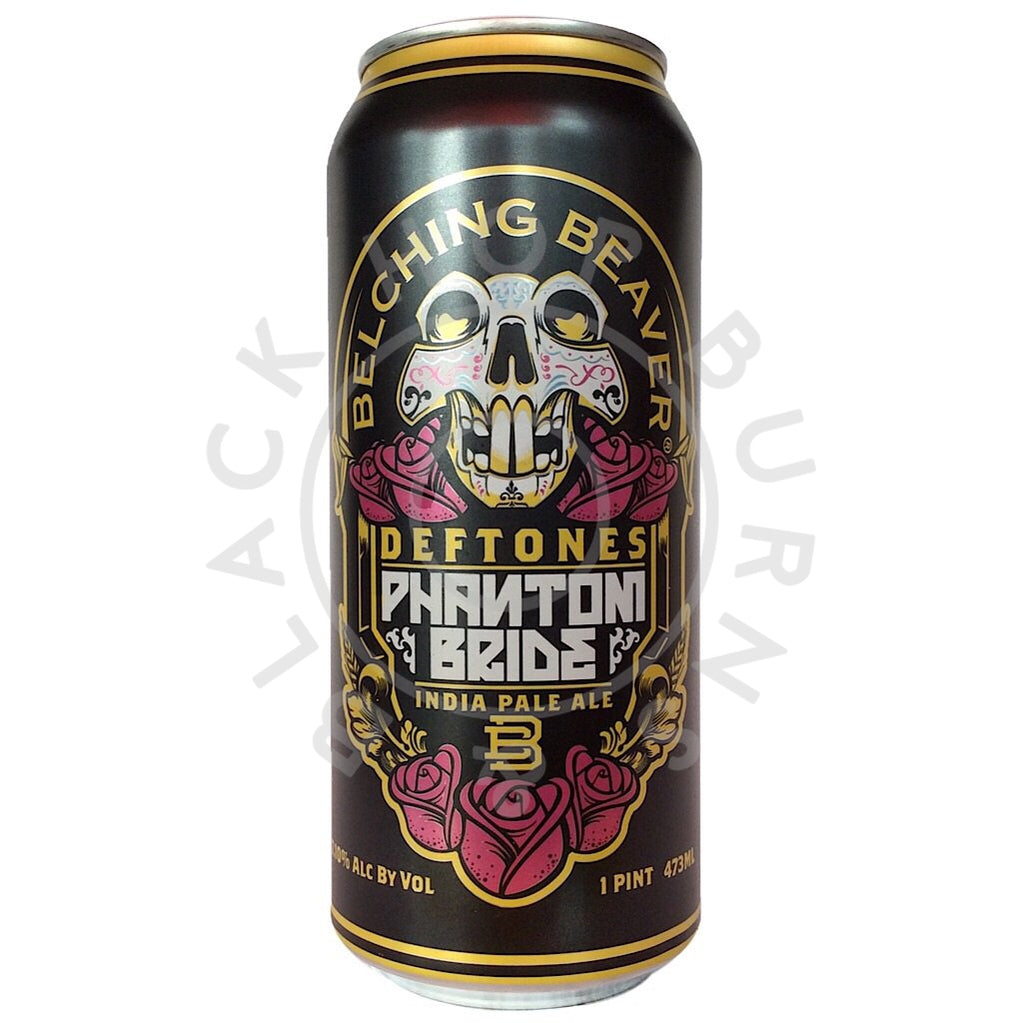 Belching Beaver x Deftones Phantom Bride IPA 7.1% (473ml can)-Hop Burns & Black