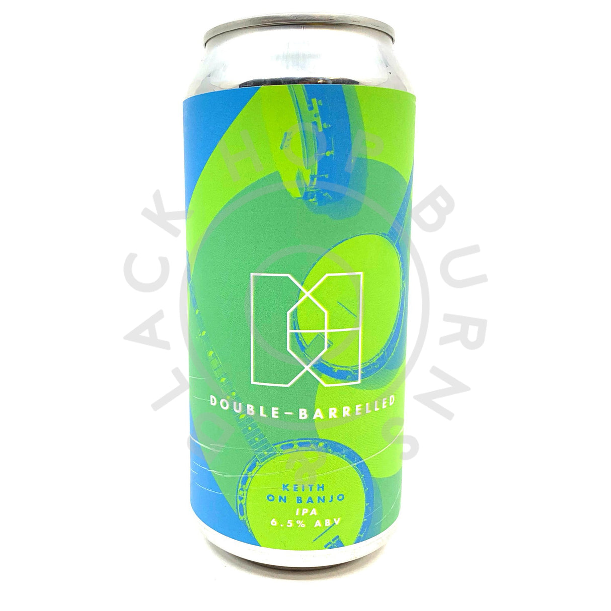 Double Barrelled Keith on Banjo IPA 6.5% (440ml can)-Hop Burns & Black