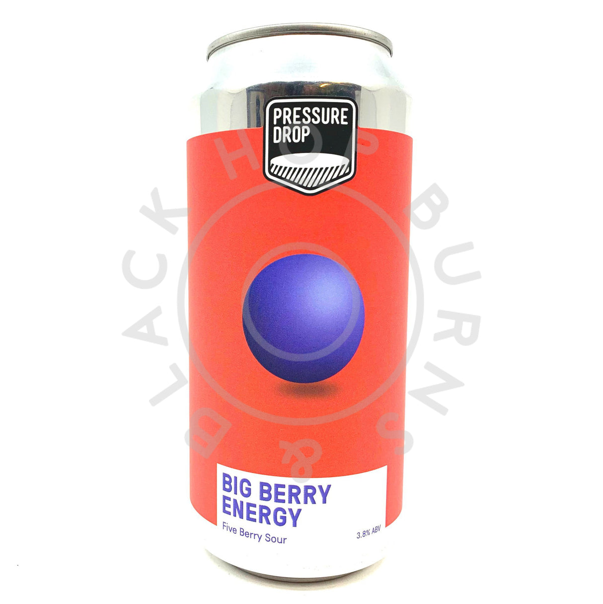 Pressure Drop Big Berry Energy Five Berry Sour 3.8% (440ml can)-Hop Burns & Black