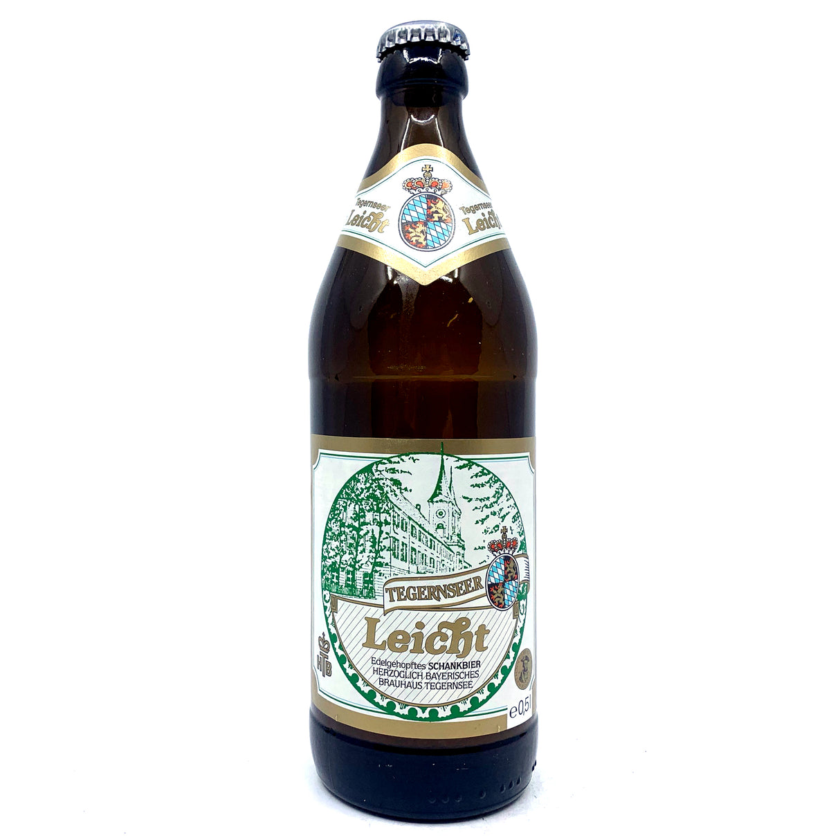 Tegernsee Leicht 2.8% (500ml)-Hop Burns & Black
