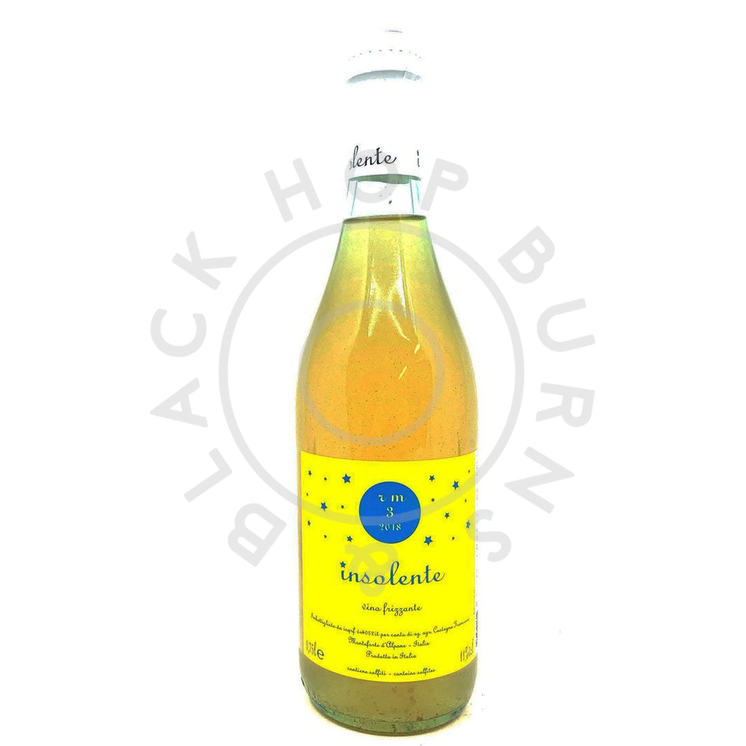Insolente Vino Frizzante 11% (750ml)-Hop Burns & Black