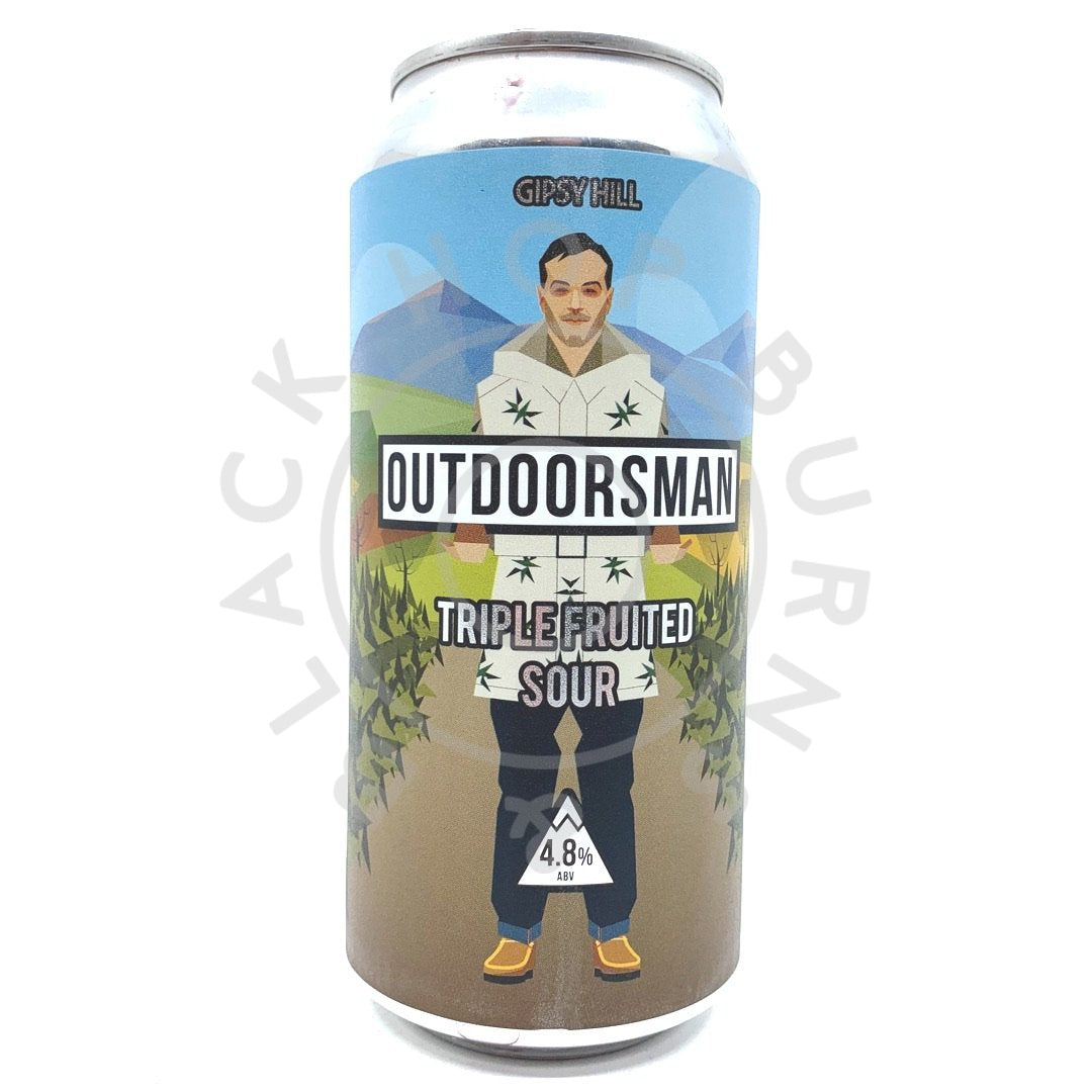 Gipsy Hill Outdoorsman Triple Fruited Sour 4.8% (440ml can)-Hop Burns & Black