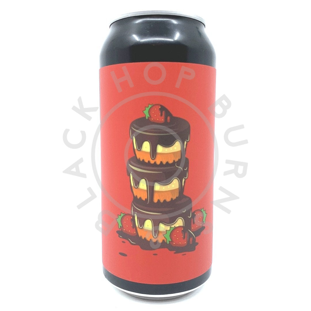 Seven Island PBJ Concoction Imperial Stout 12% (440ml can)-Hop Burns & Black