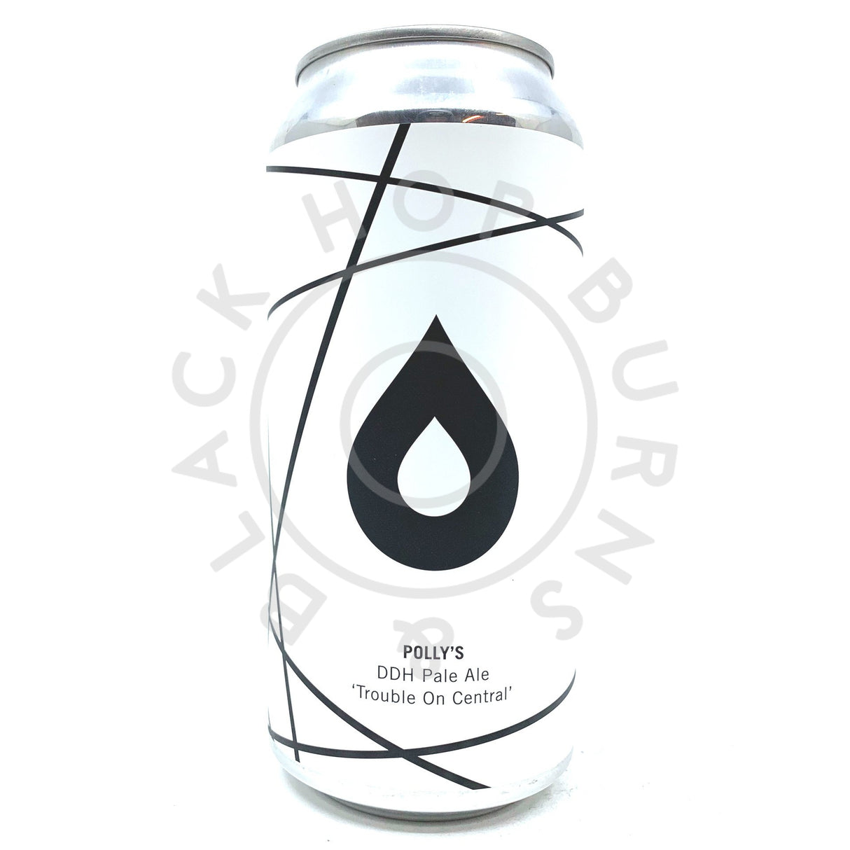 Polly's Brew Co Trouble On Central DDH Pale 5.5% (440ml can)-Hop Burns & Black