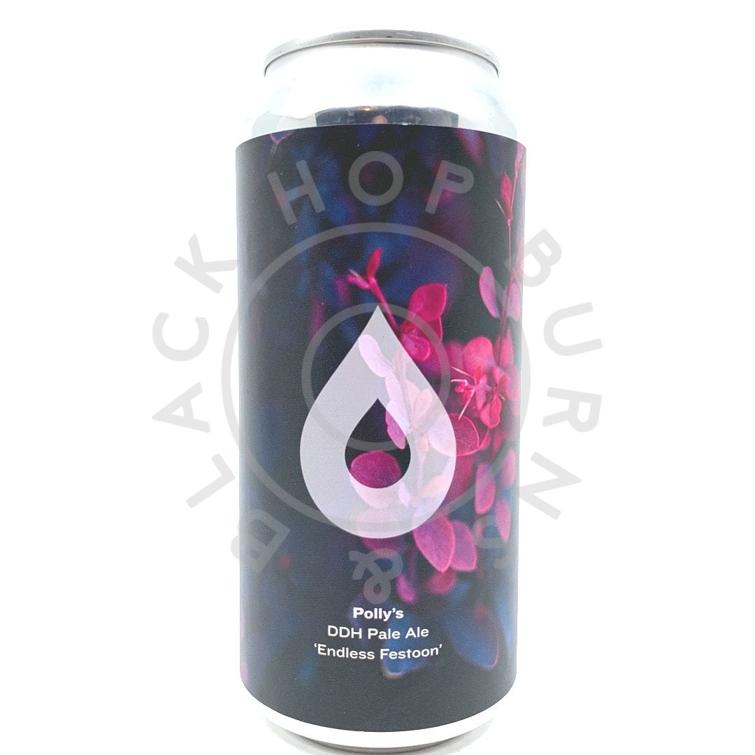 Polly's Brew Co Endless Festoon DDH Pale 5.5% (440ml can)-Hop Burns & Black