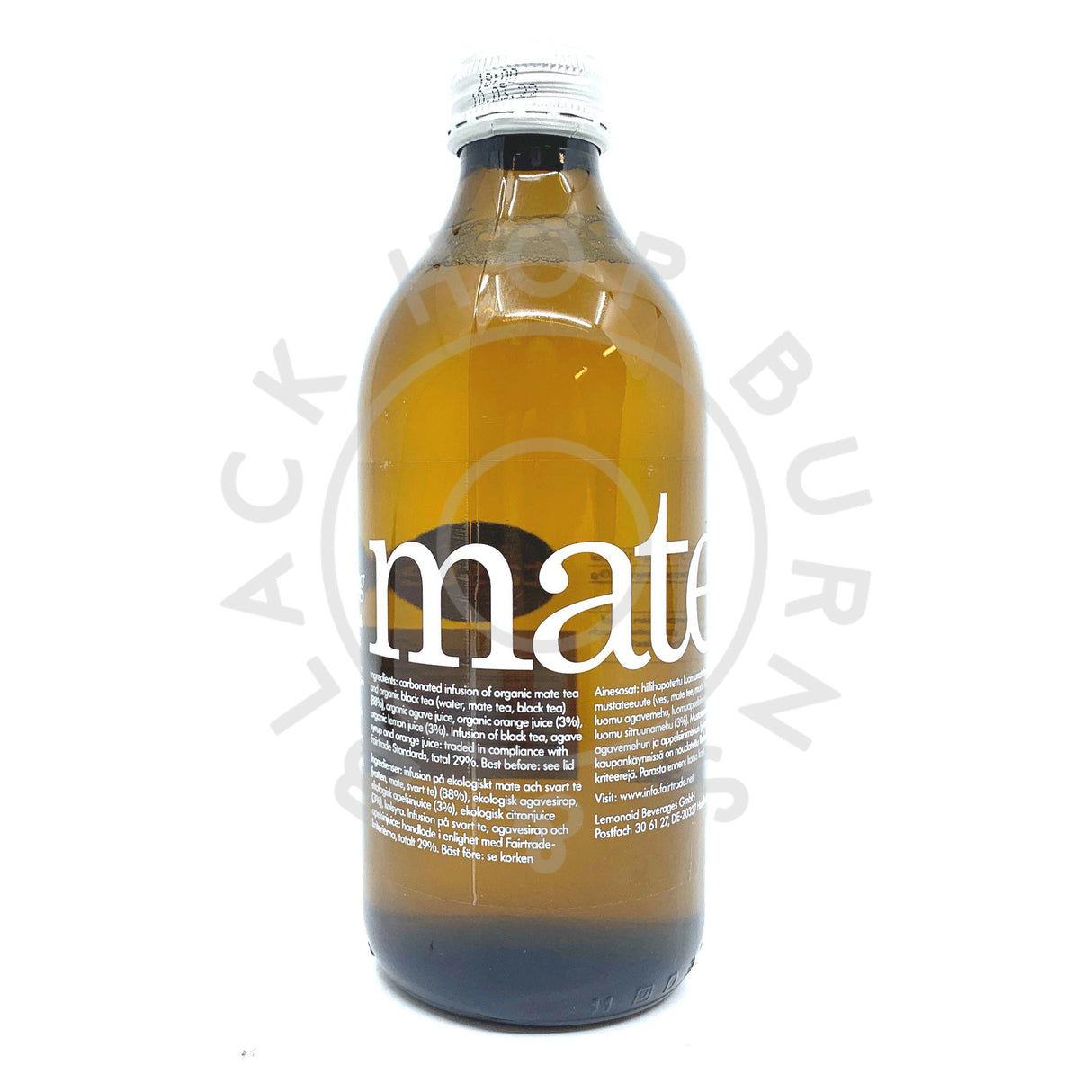 ChariTea Mate Iced Tea (330ml)-Hop Burns & Black