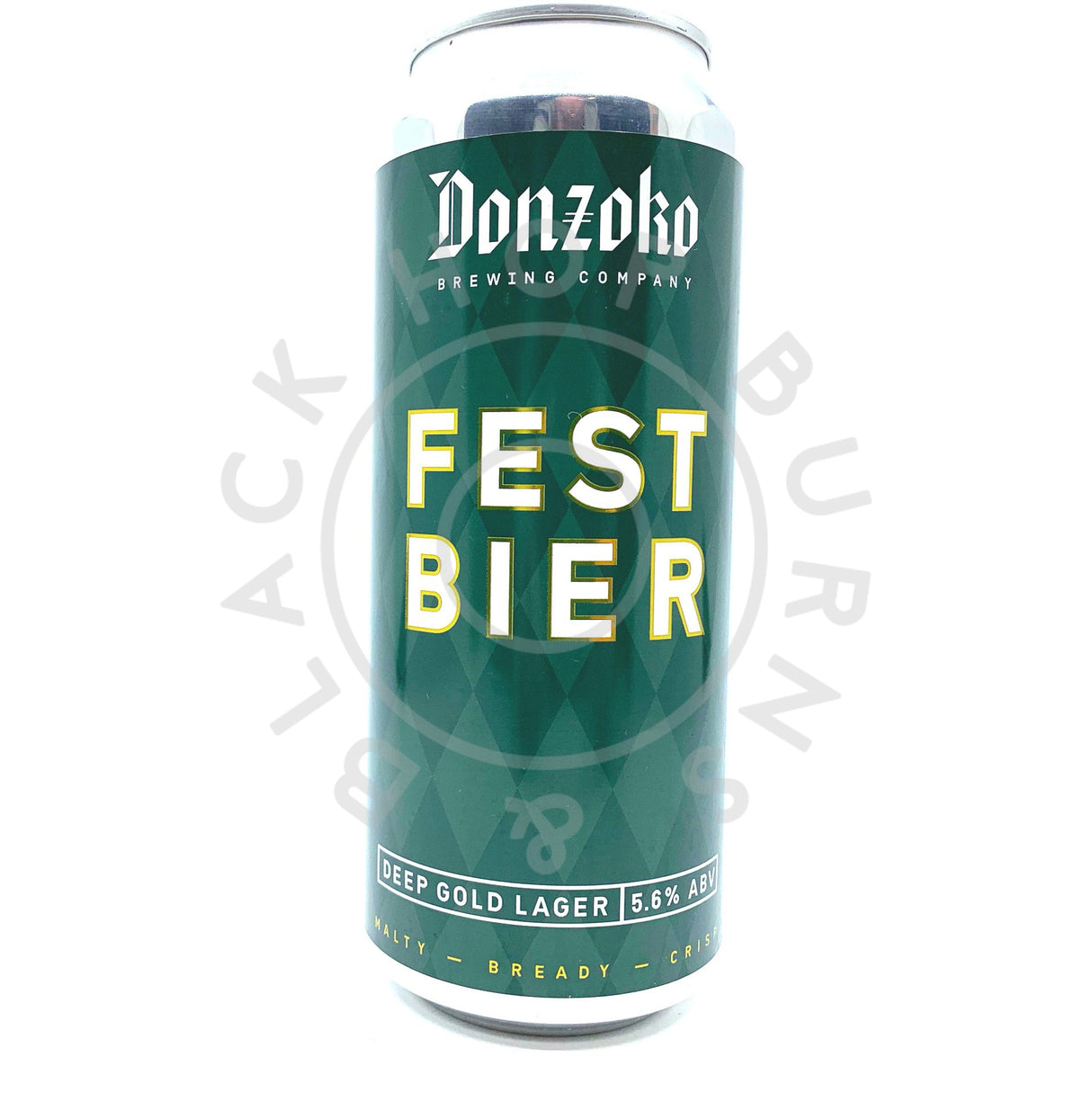 Donzoko Festbier Deep Gold Lager 5.6% (500ml can)-Hop Burns & Black