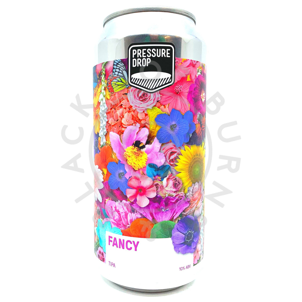 Pressure Drop Fancy Triple IPA 10% (440ml can)-Hop Burns & Black