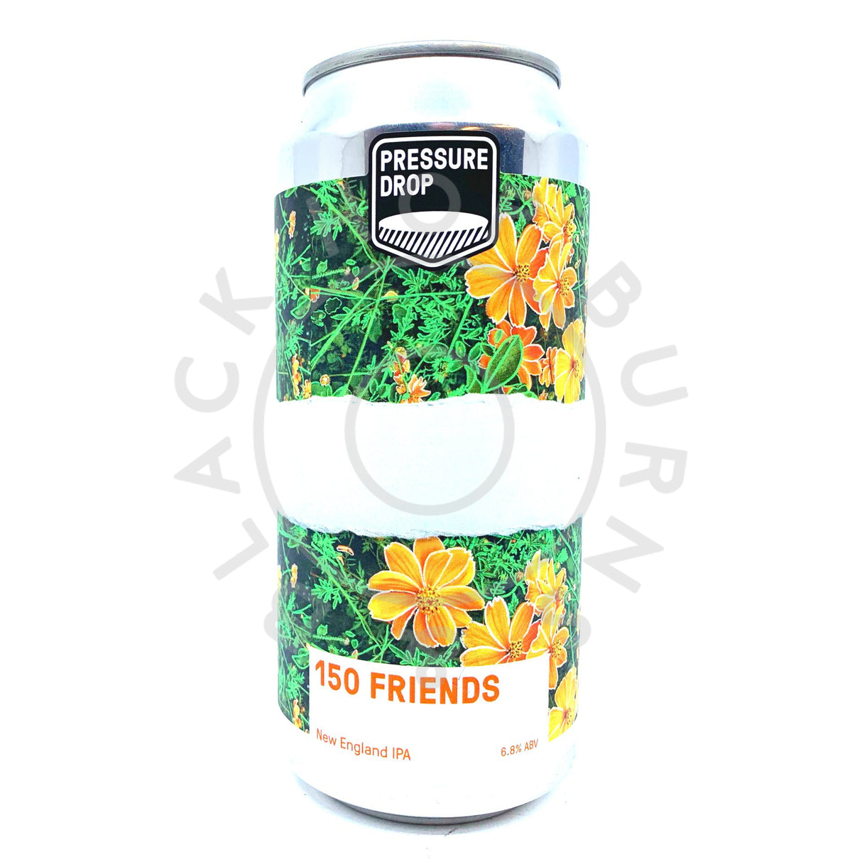 Pressure Drop 150 Friends IPA 6.8% (440ml can)-Hop Burns & Black