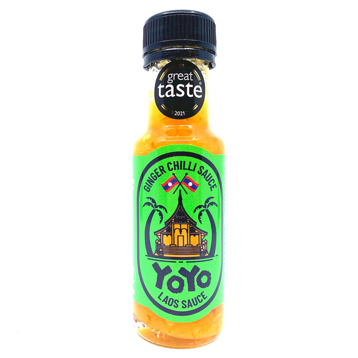 Yoyo Laos Original Ginger Chilli Sauce (100ml)-Hop Burns & Black