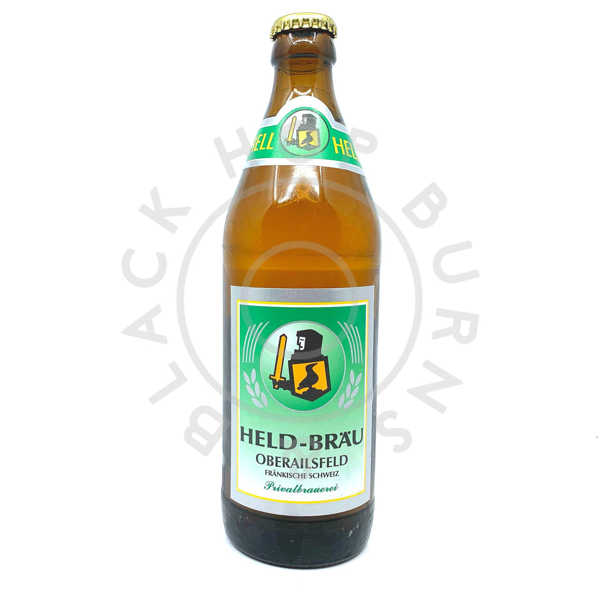 Held Brau Hell 4.9% (500ml)-Hop Burns & Black