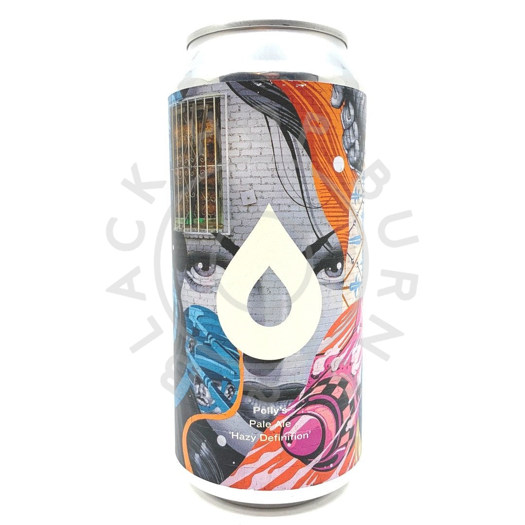 Polly's Brew Co Hazy Definition Pale Ale 5.7% (440ml can)-Hop Burns & Black