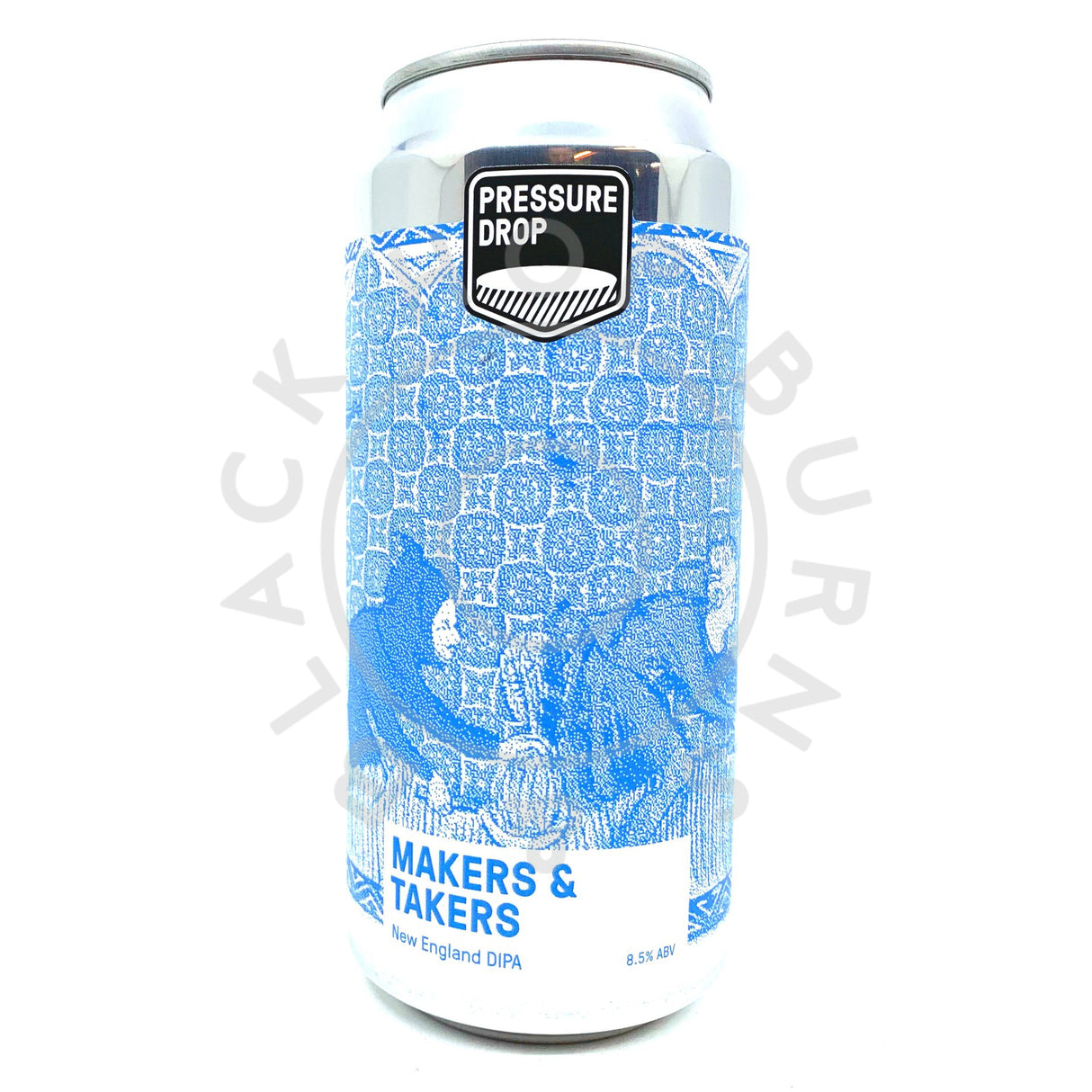 Pressure Drop Makers & Takers Double IPA 8.5% (440ml can)-Hop Burns & Black
