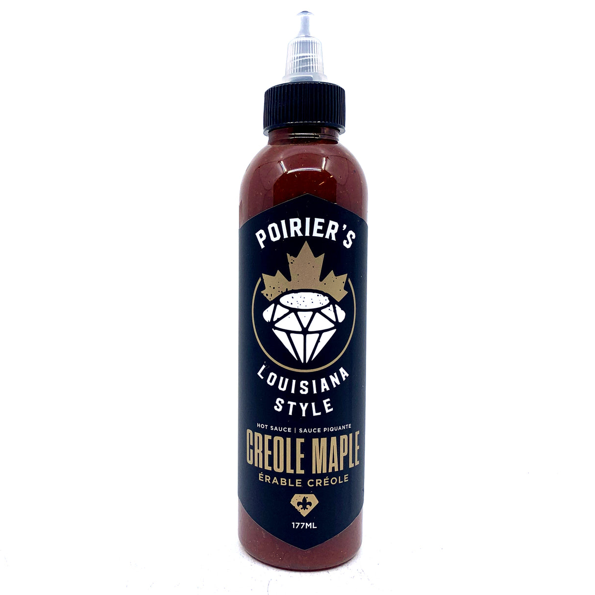 Poirier's Louisiana-style Creole Maple Hot Sauce (177ml)-Hop Burns & Black