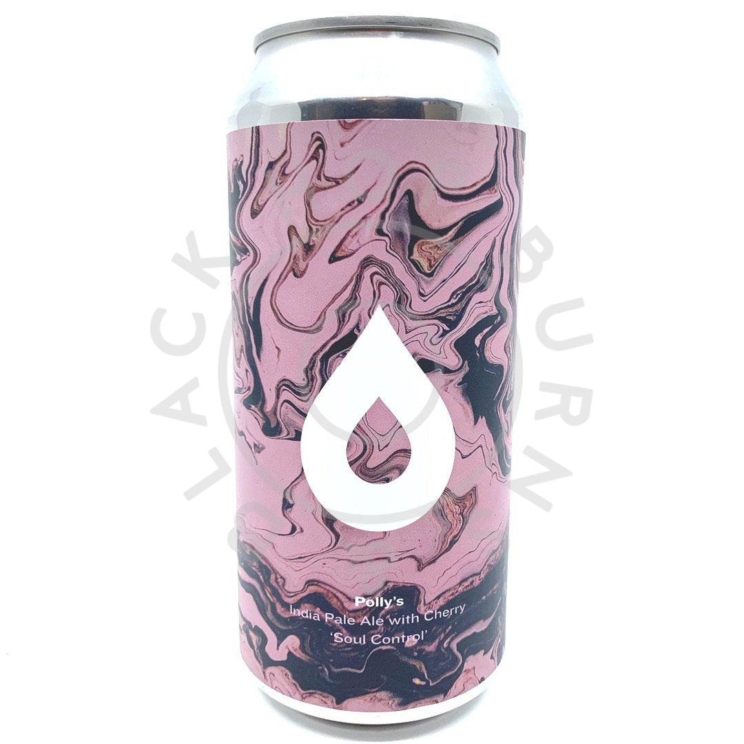 Polly's Brew Co Soul Control Cherry India Pale Ale with Lactose 6.2% (440ml can)-Hop Burns & Black