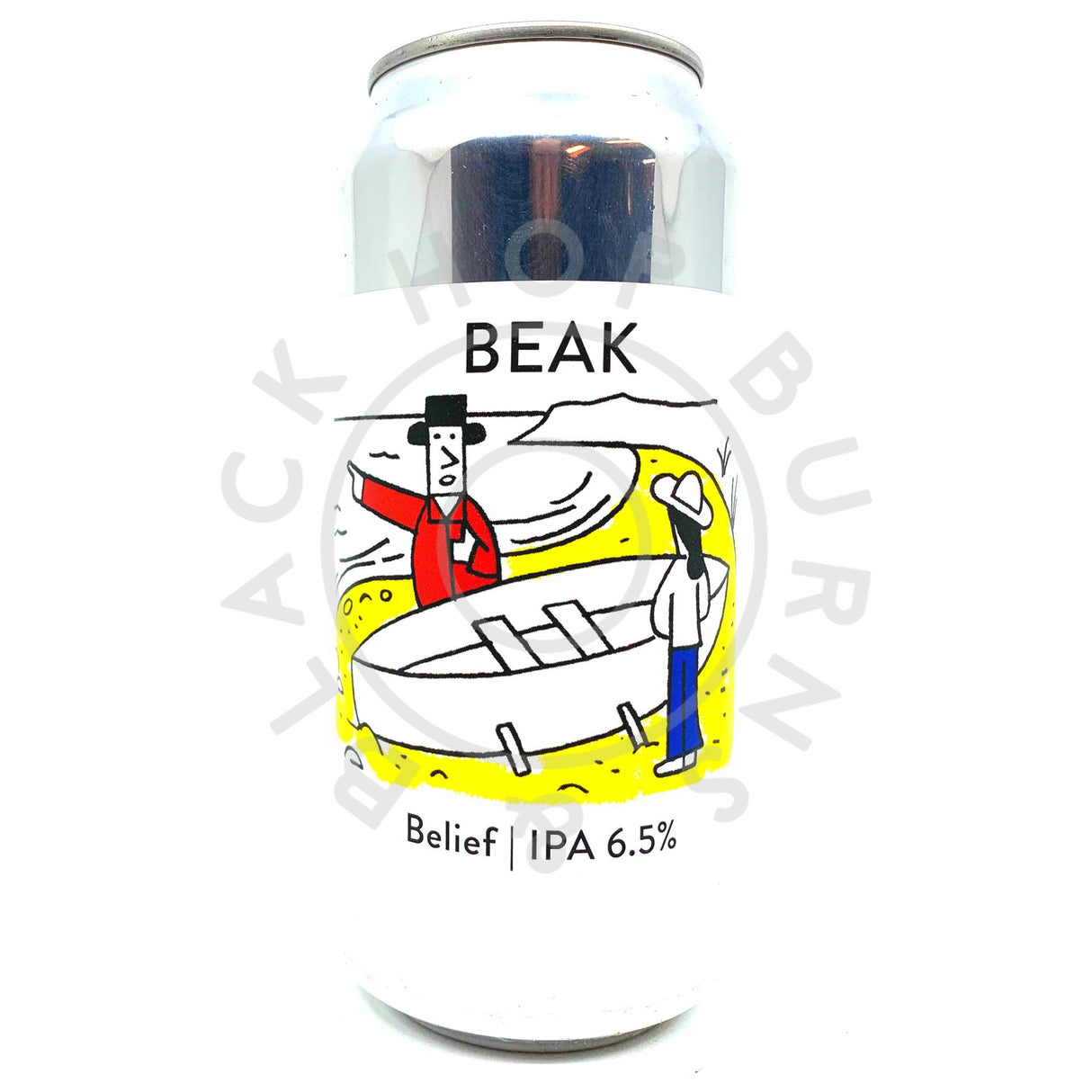 Beak Brewery Belief IPA 6.5% (440ml can)-Hop Burns & Black