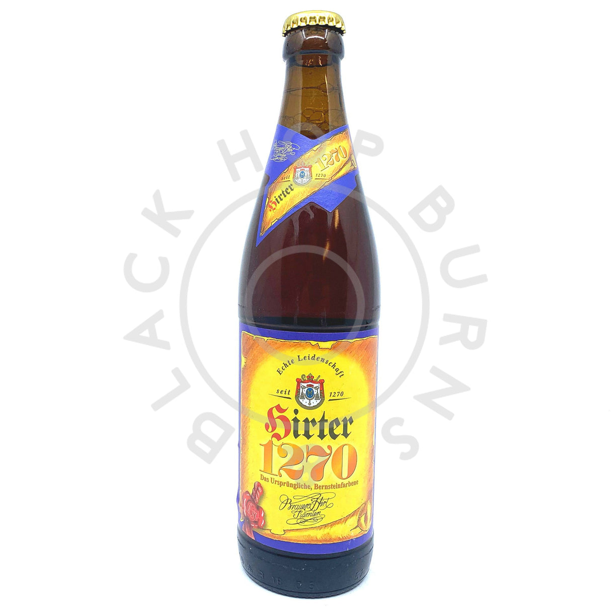 Hirter 1270 Vienna Lager 4.9% (500ml)-Hop Burns & Black