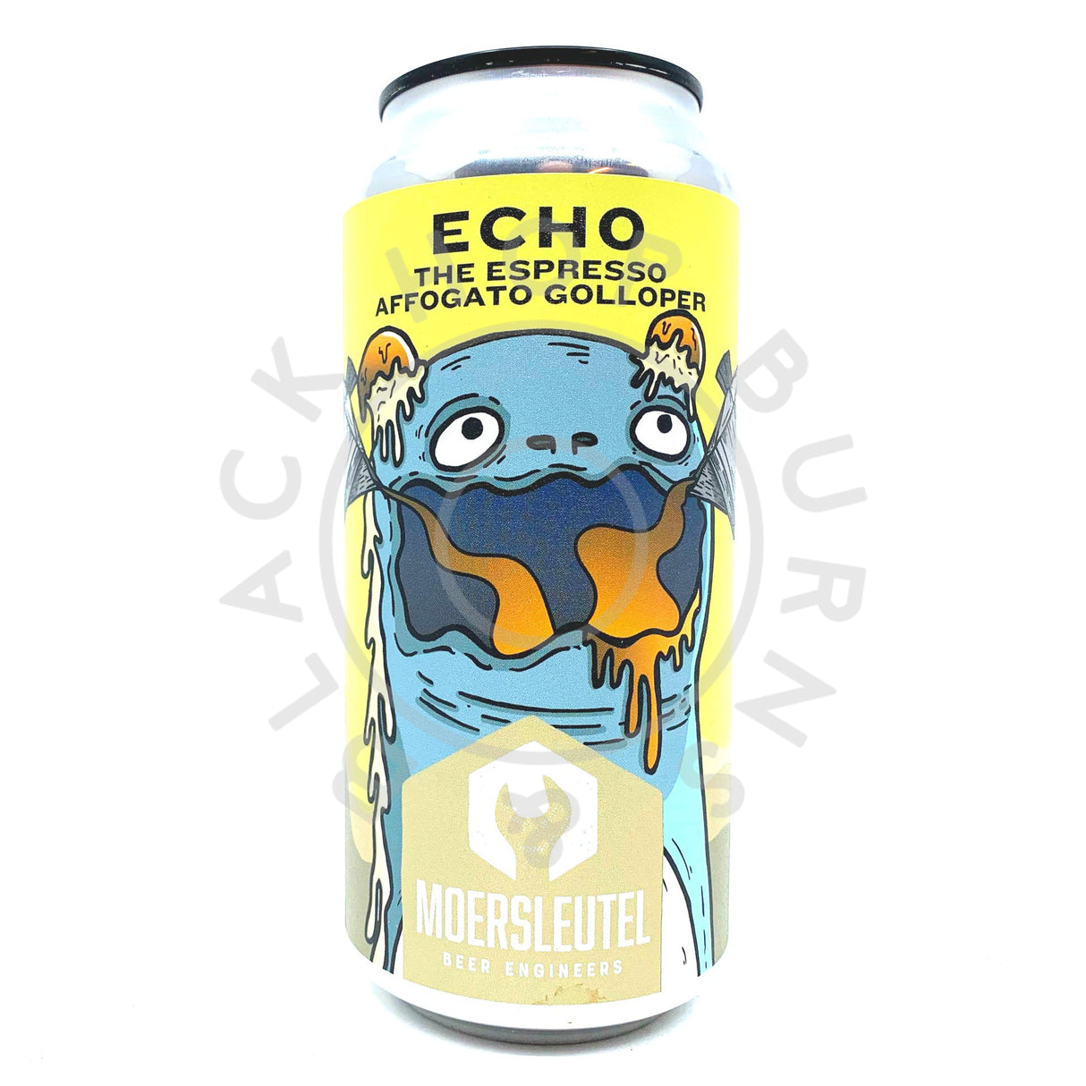 De Moersleutel Echo The Espresso Affogato Golloper Imperial Stout 11% (440ml can)-Hop Burns & Black