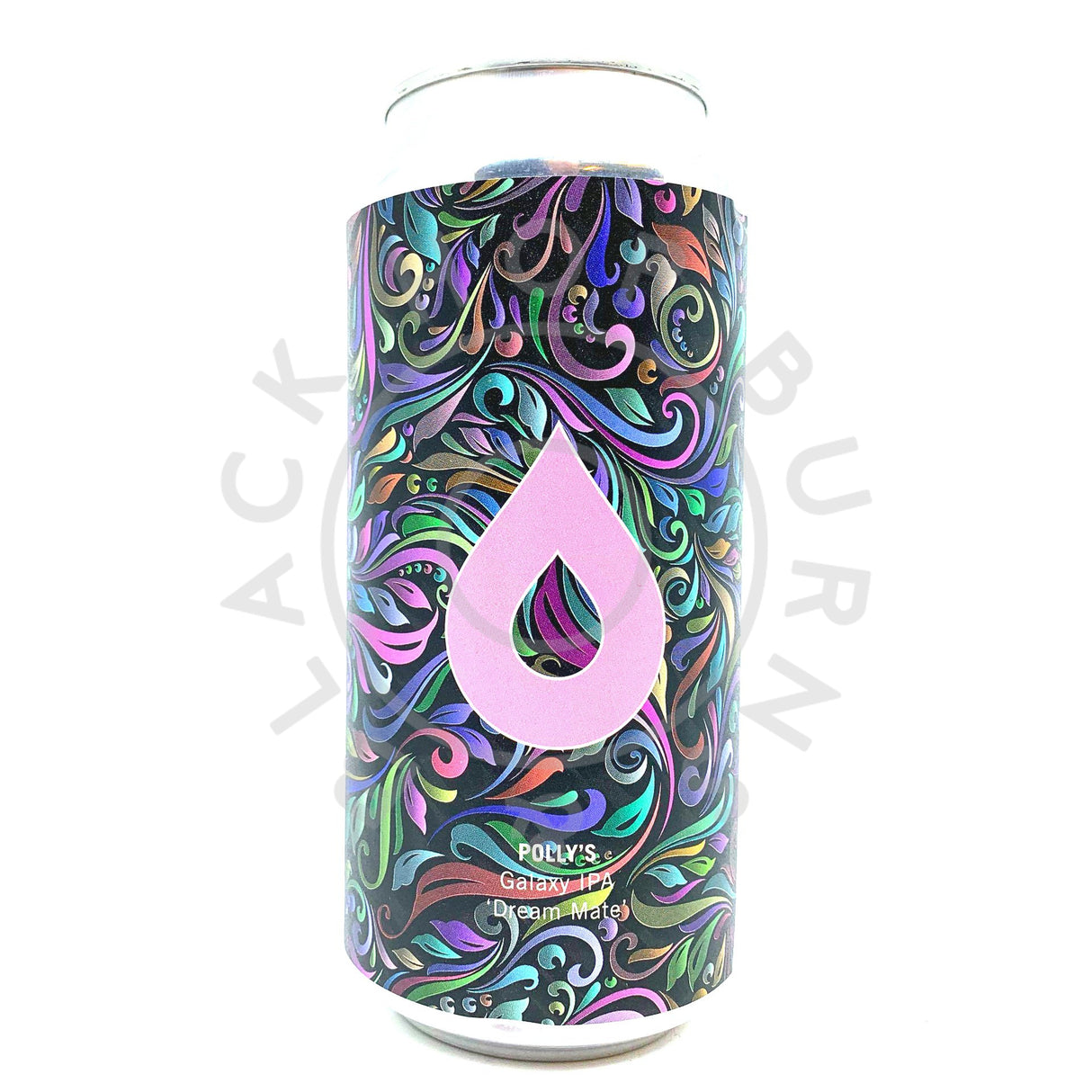 Polly's Brew Co Dream Mate Galaxy IPA 6% (440ml can)-Hop Burns & Black