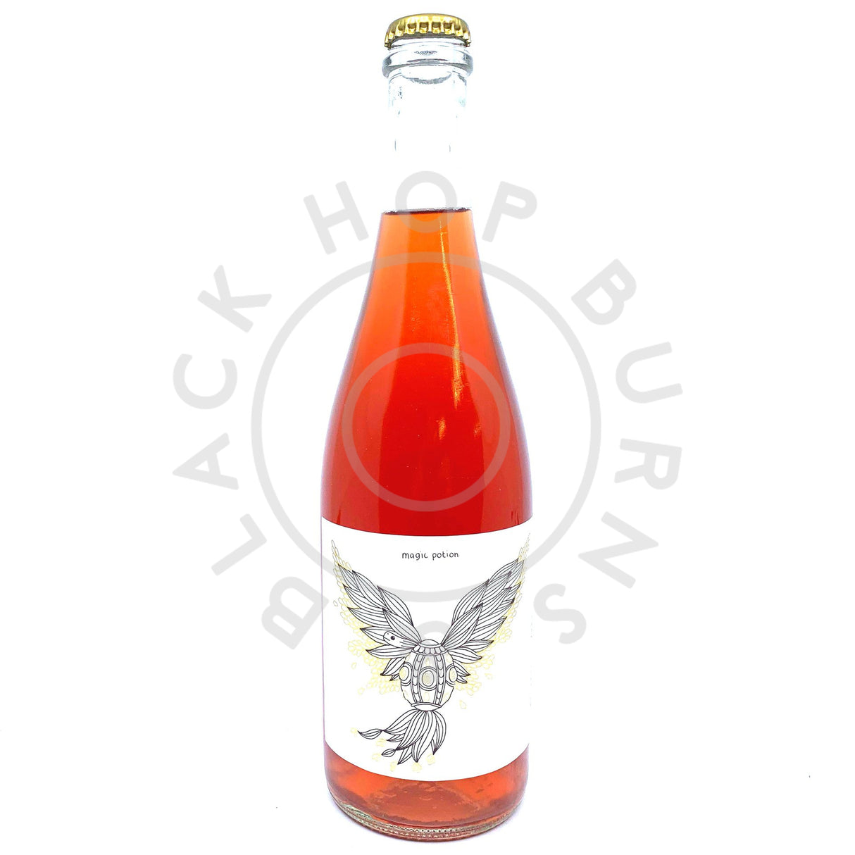 Vinyes Tortuga Magic Potion Pet Nat 2019 12.5% (750ml)-Hop Burns & Black