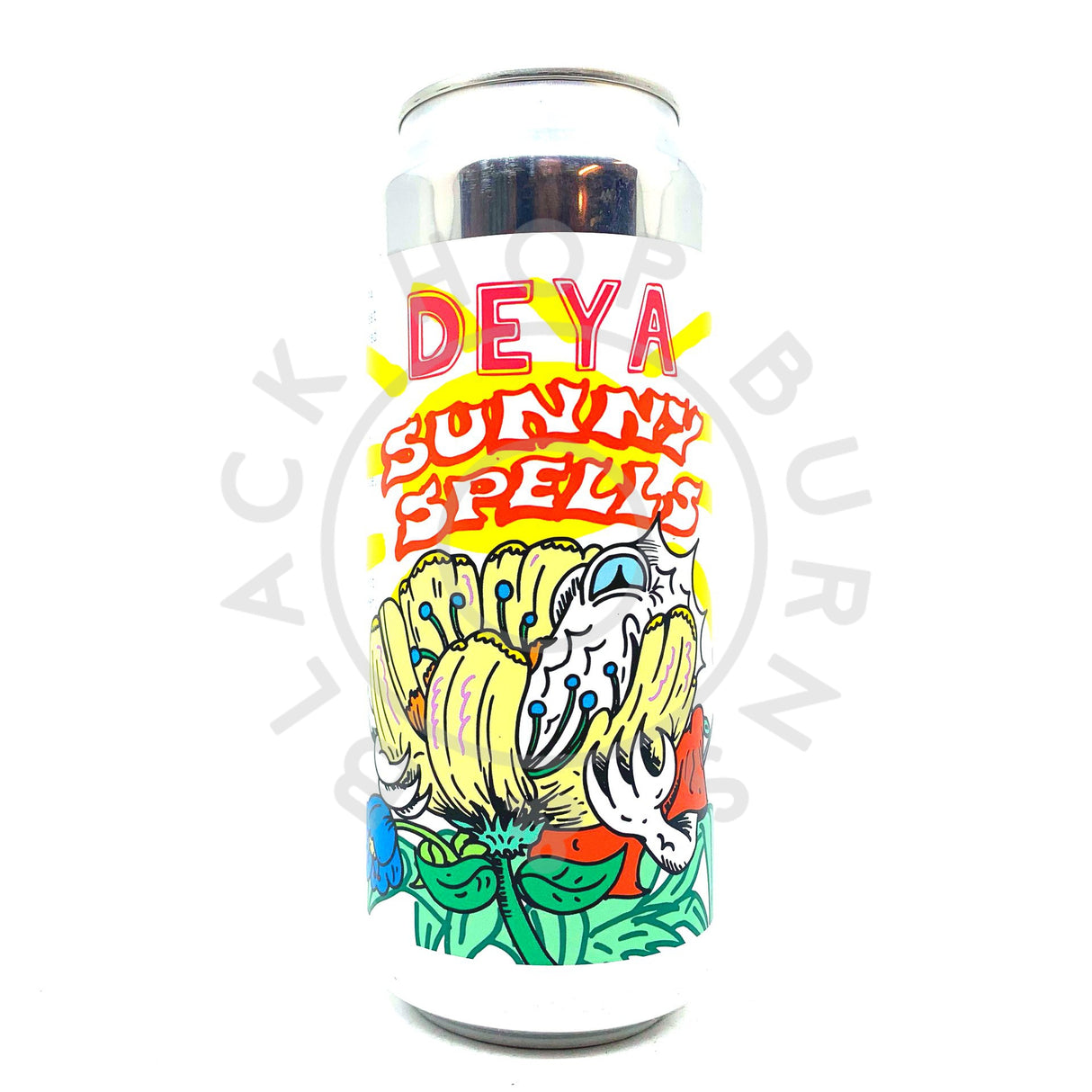 DEYA Sunny Spells Double IPA 8% (500ml can)-Hop Burns & Black