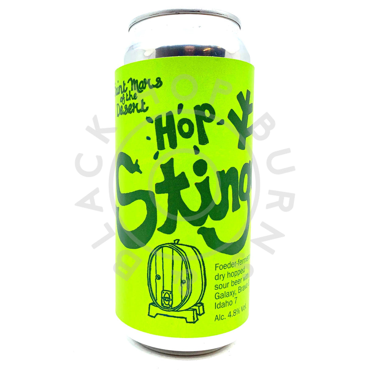 St Mars Of The Desert Hop Stingo 4.8% (440ml can)-Hop Burns & Black