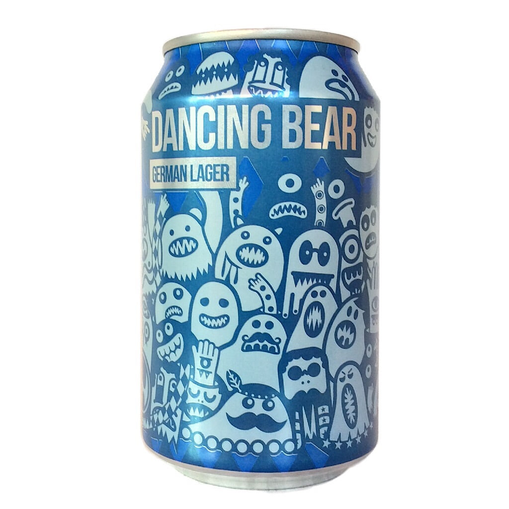 Magic Rock Dancing Bier German Lager 4.5% (330ml can)-Hop Burns & Black