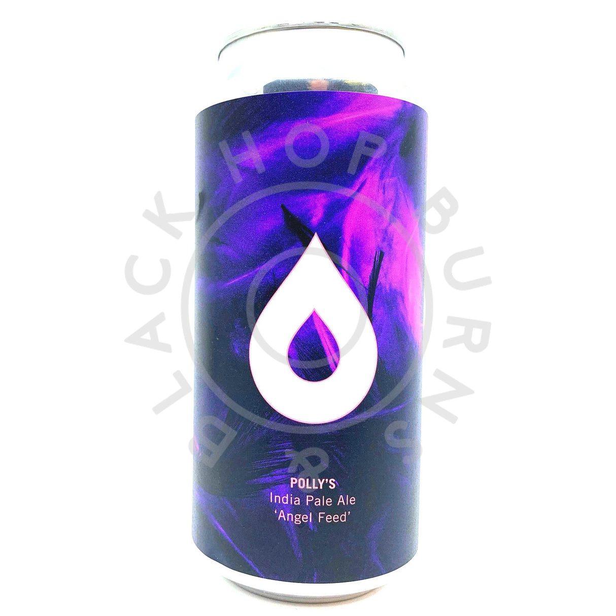 Polly's Brew Co Angel Feed IPA 6% (440ml can)-Hop Burns & Black