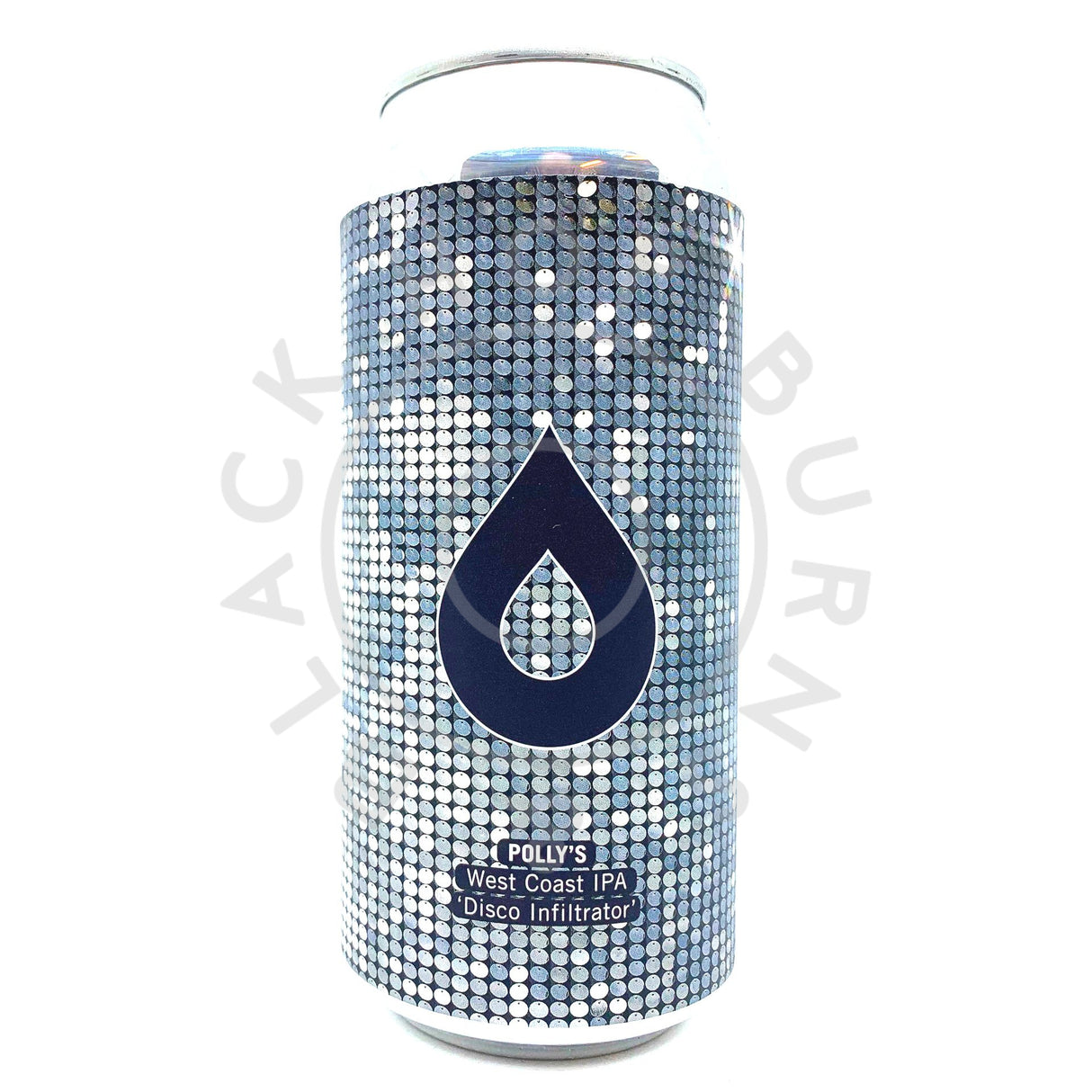 Polly's Brew Co Disco Infiltrator West Coast IPA 6.4% (440ml can)-Hop Burns & Black