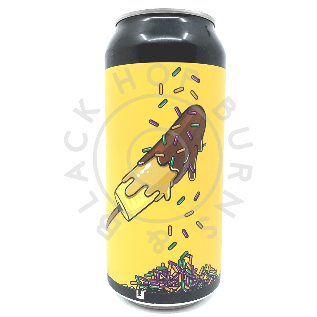 Seven Island Dulce de Banana Imperial Stout 12% (440ml can)-Hop Burns & Black