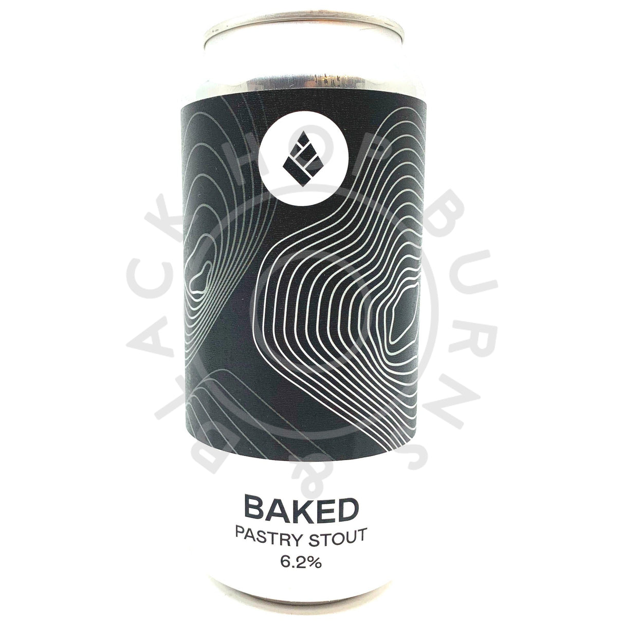 Drop Project Baked Pastry Stout 6.2% (440ml can)-Hop Burns & Black