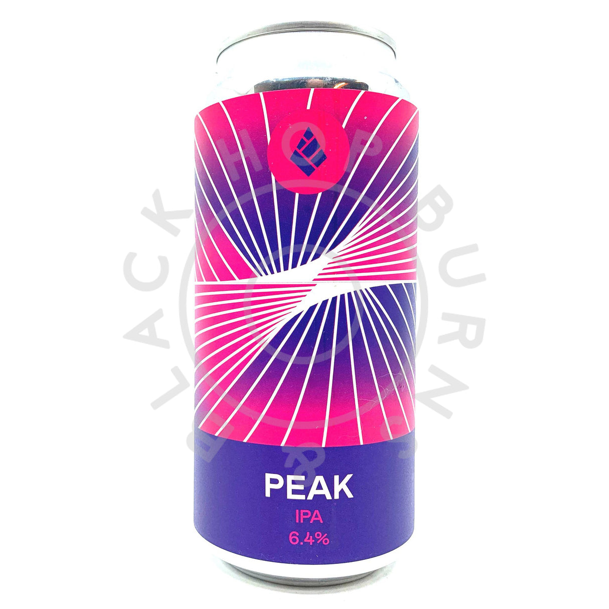 Drop Project Peak IPA 6.4% (440ml can)-Hop Burns & Black