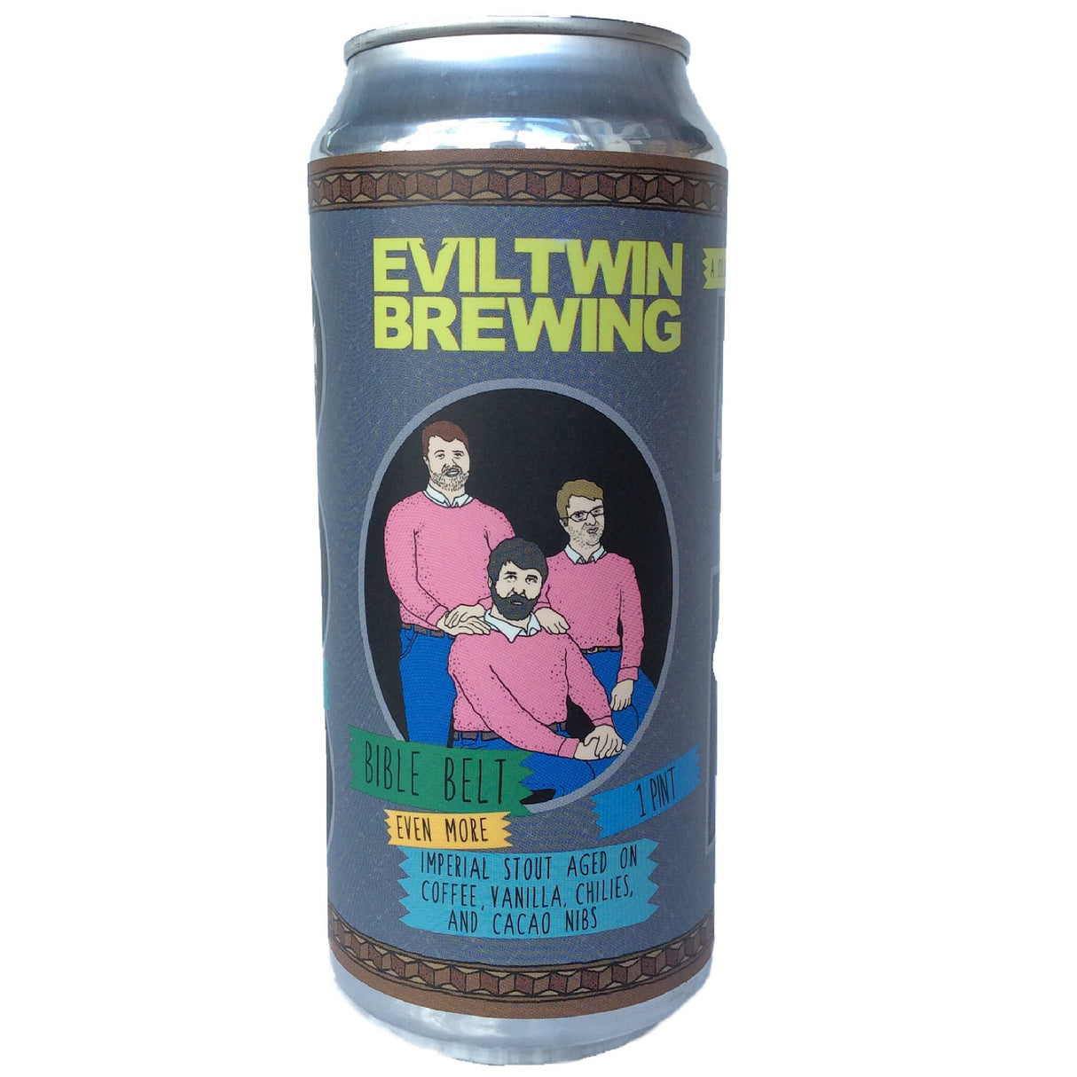 Evil Twin x Prairie Bible Belt Imperial Stout 13% (473ml can)-Hop Burns & Black