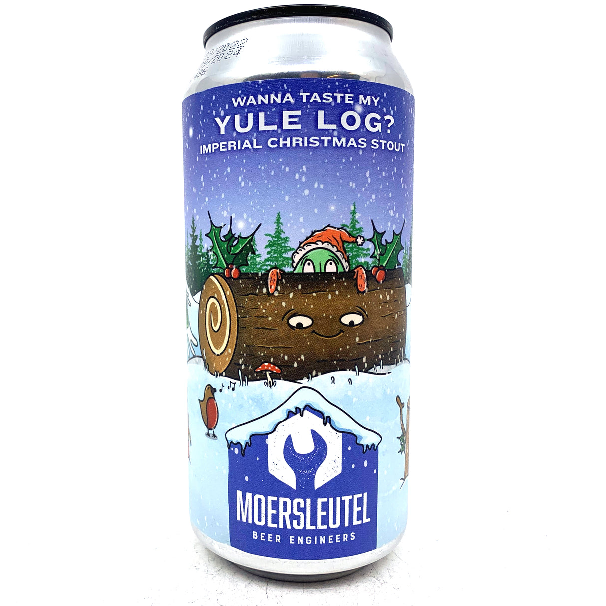 Moersleutel Wanna Taste My Yule Log Imperial Stout 9% (440ml can)-Hop Burns & Black