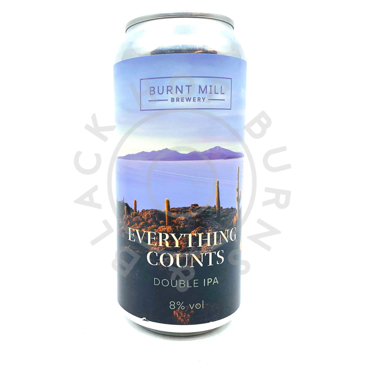 Burnt Mill Everything Counts Double IPA 8% (440ml can)-Hop Burns & Black