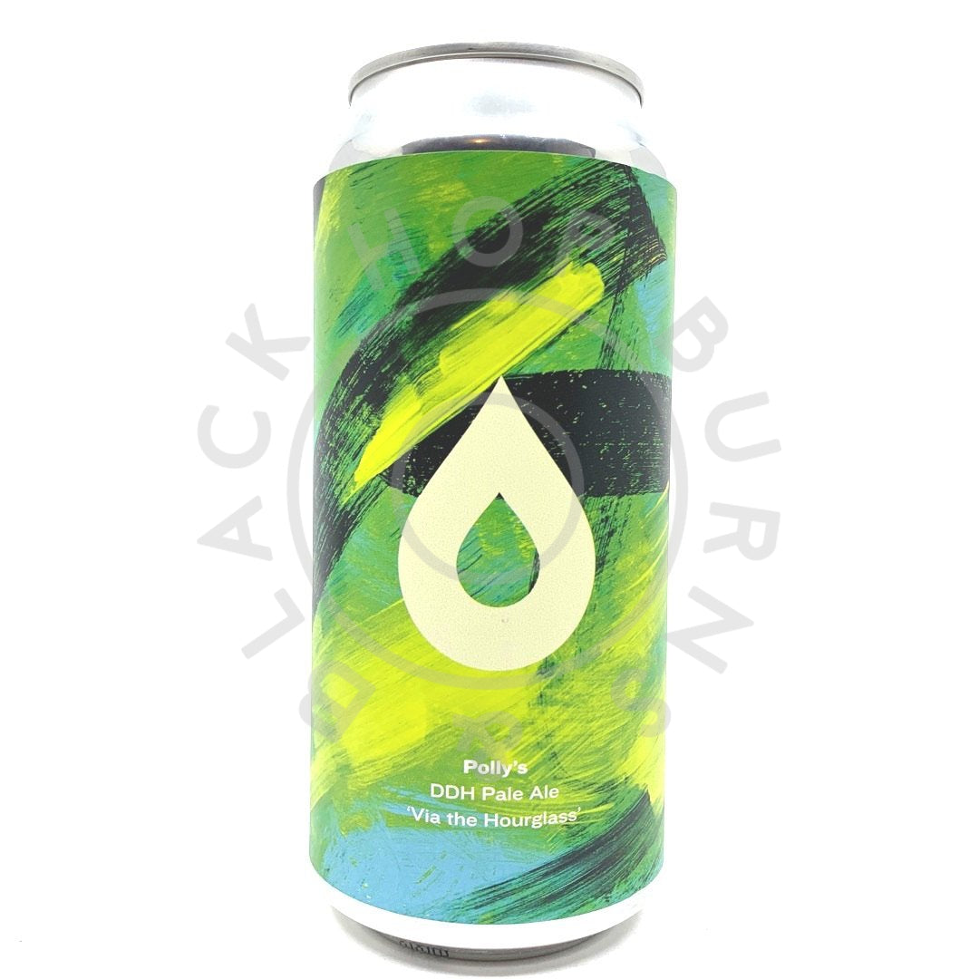 Polly's Brew Co Via The Hourglass DDH Pale Ale 5.6% (440ml can)-Hop Burns & Black