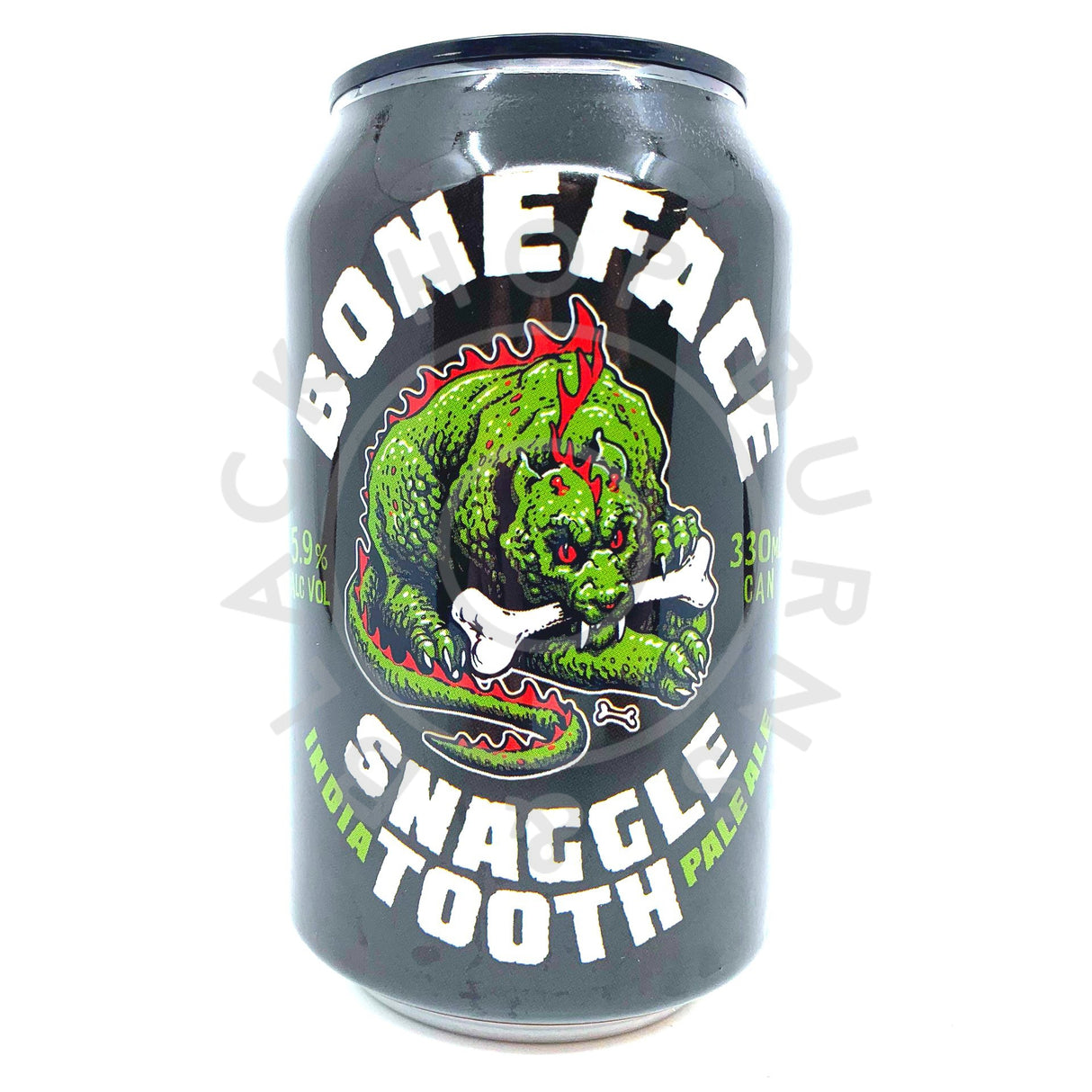 Boneface Snaggle Tooth IPA 5.9% (330ml can)-Hop Burns & Black