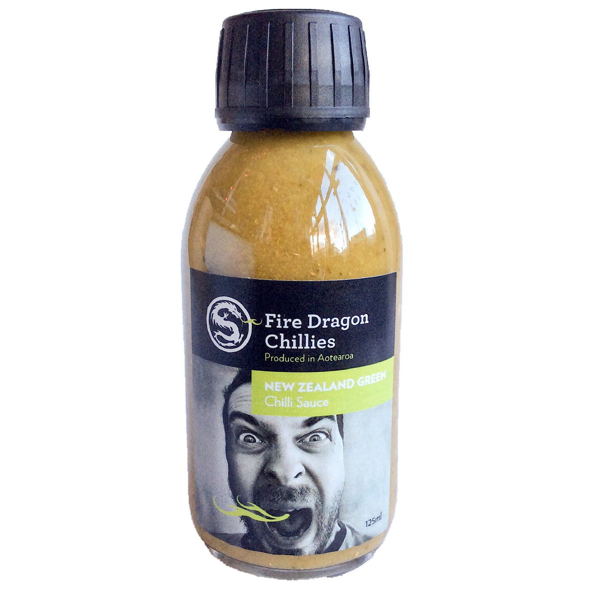 Fire Dragon Chillies New Zealand Green Chilli Sauce (125ml)-Hop Burns & Black