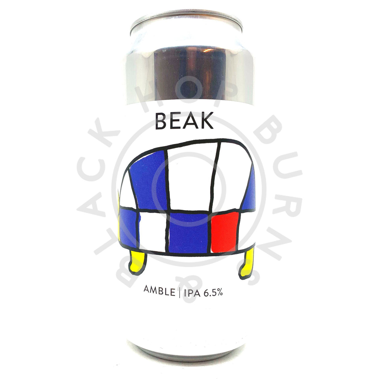 Beak Brewery Amble IPA 6.5% (440ml can)-Hop Burns & Black