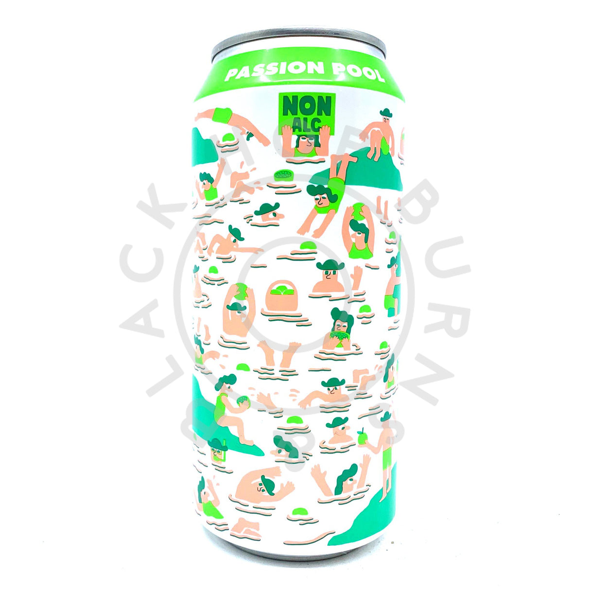 Mikkeller Passion Pool Shallow Alcohol-free Gose 0.2% (440ml can)-Hop Burns & Black