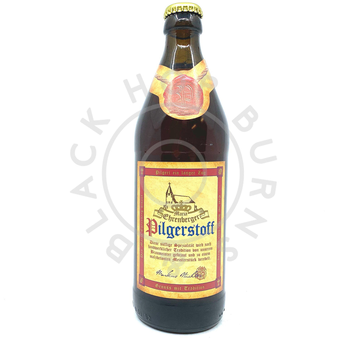 Will Brau Pilgerstoff Maria Ehrenberger 5.2% (500ml)-Hop Burns & Black
