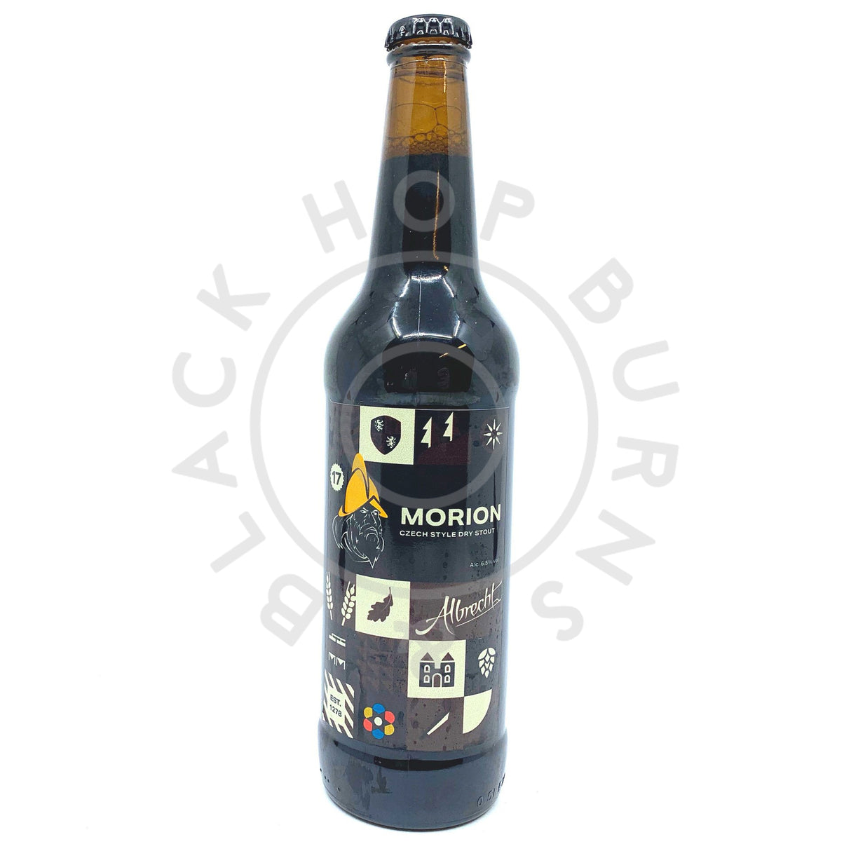 Albrecht 17 Morion Dry Stout 6.5% (500ml)-Hop Burns & Black