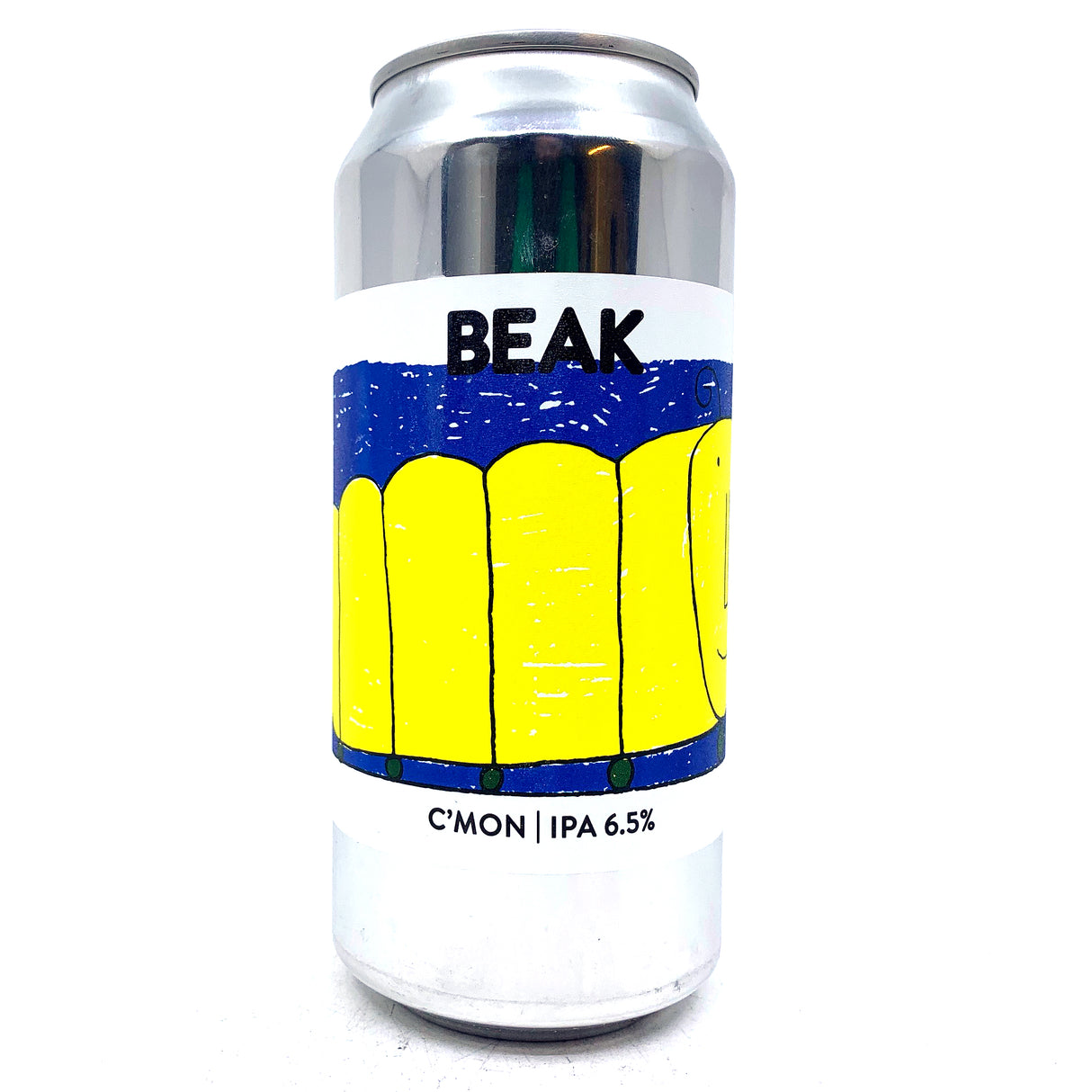 Beak Brewery C'mon IPA 6.5% (440ml can)-Hop Burns & Black